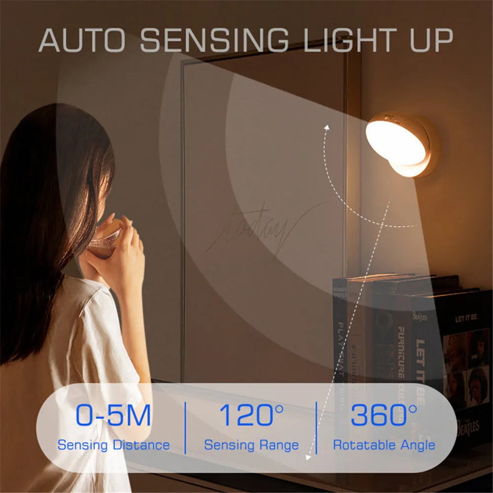 360° Wireless Motion-Sensing LED Light